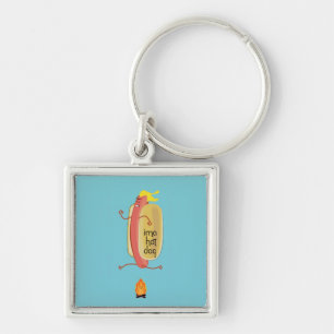 Hot Dog Dare Devil Key Ring