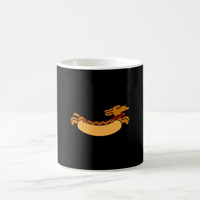 Hot dog Daschund Coffee Mug (Center)