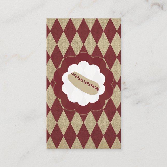 hot dog diamonds business card (Front)