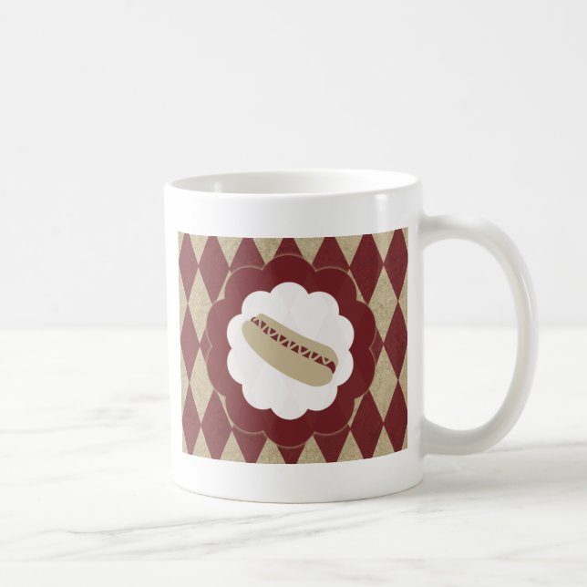hot dog diamonds coffee mug (Right)