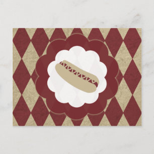 hot dog diamonds postcard
