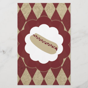 hot dog diamonds stationery
