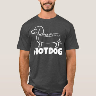 Hot Dog  Dog with Hot Dog  T-Shirt