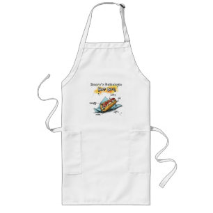 Hot Dog Food Art Personalised Grilling Apron