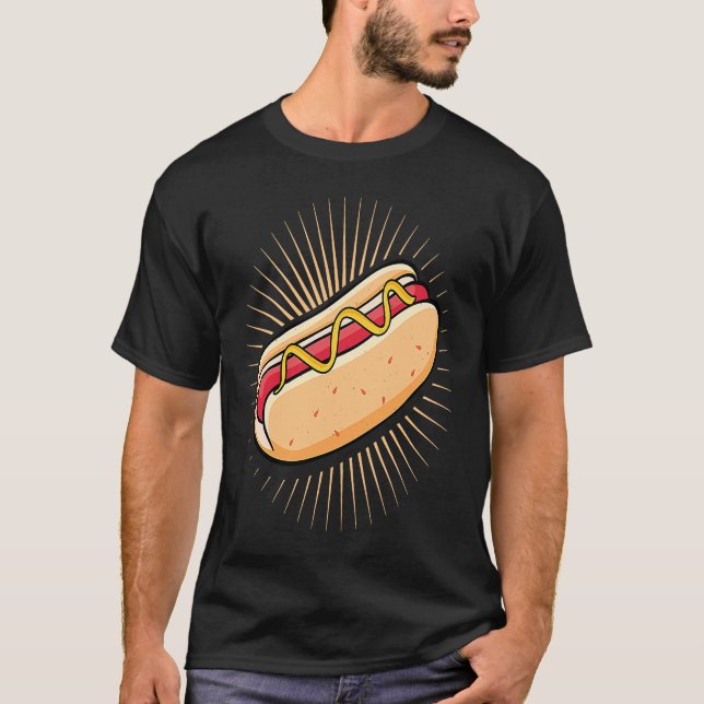 hot dog  for  for fans of wiener T-Shirt (Front)