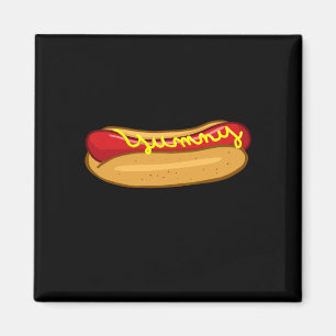 Hot dog funny hot dog lover performance magnet