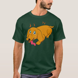 Hot Dog Funny Pet Heat Puppy Dog Lover T-Shirt