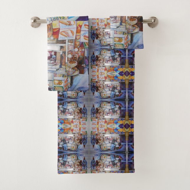 Hot Dog God Bath Towel Set (Insitu)