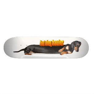 Hot Dog Haulier: Maple Finish Skateboard