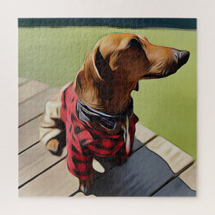 Hot Dog Hot Owner Jigsaw Puzzle