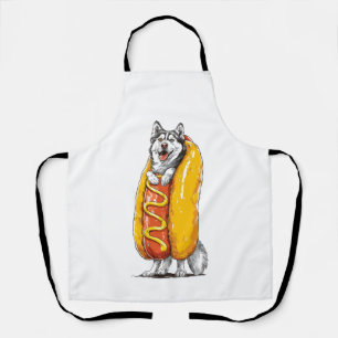 Hot Dog Husky � Funny Food Costume Apron