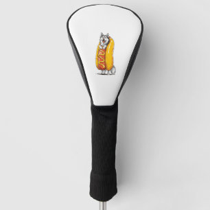 Hot Dog Husky – Funny Food Costume Golf Head Cover