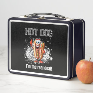 Hot dog! I’m The Real Deal Metal Lunch Box