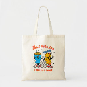 Hot Dog Im Just Here For The Glizzy Happy Of July Tote Bag