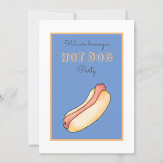 Hot dog invitation