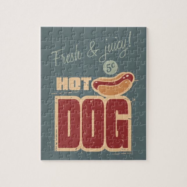 Hot Dog Jigsaw Puzzle (Vertical)