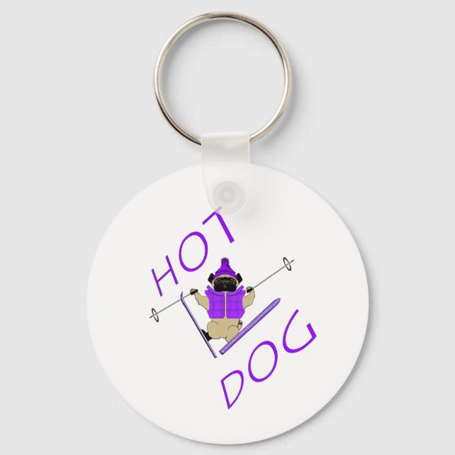 Hot Dog Key Ring (Front)