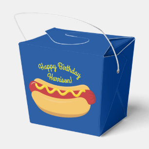 Hot Dog Kids Birthday Party Cook Out Cute Favour Box