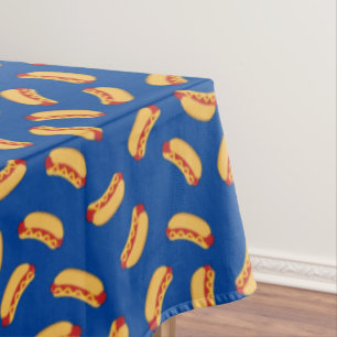 Hot Dog Kids Birthday Party Cook Out Cute Tablecloth