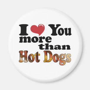 Hot Dog Love Magnet