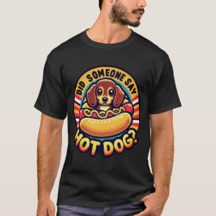 Hot Dog Lover & Dachshund Lover Tee