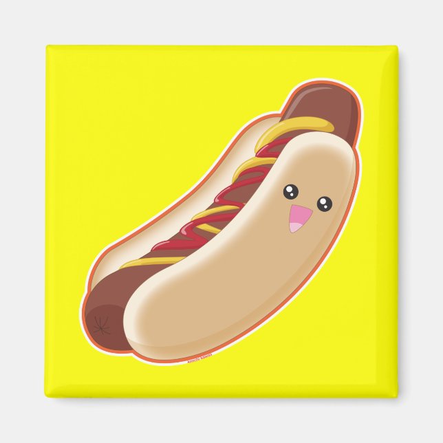 Hot Dog! Magnet (Front)