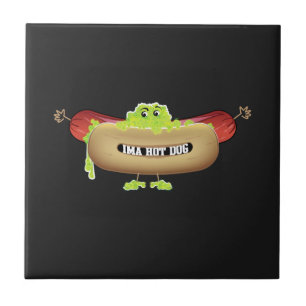 HOT DOG MAN CERAMIC TILE