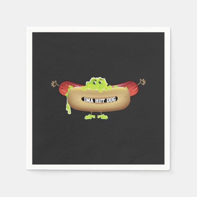 HOT DOG MAN NAPKIN (Front)