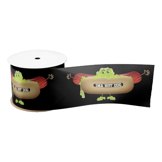 HOT DOG MAN SATIN RIBBON (Spool)