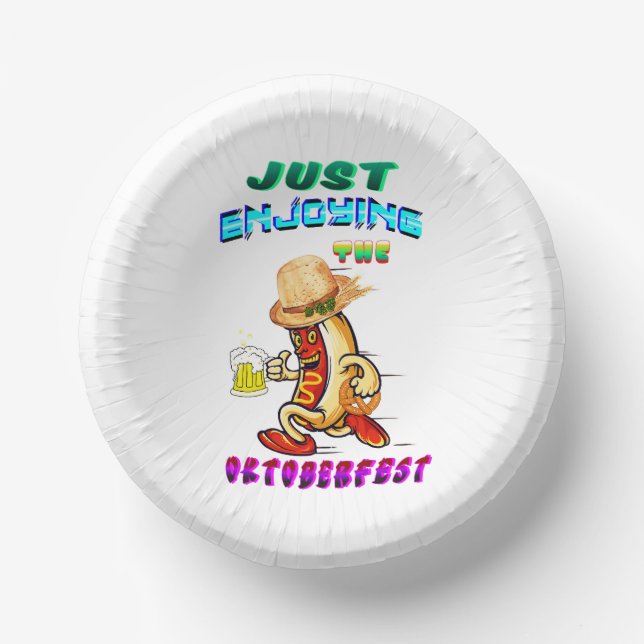 Hot dog paper plate (Front)