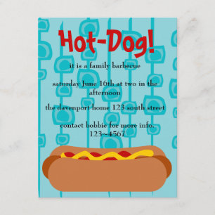 Hot Dog! Party Invitation