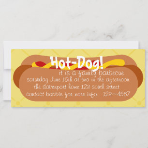 Hot Dog! Party Invitation
