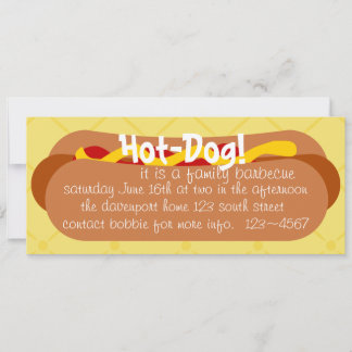 Hot Dog! Party Invitation