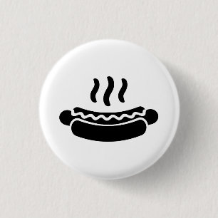 'Hot Dog' Pictogram Button