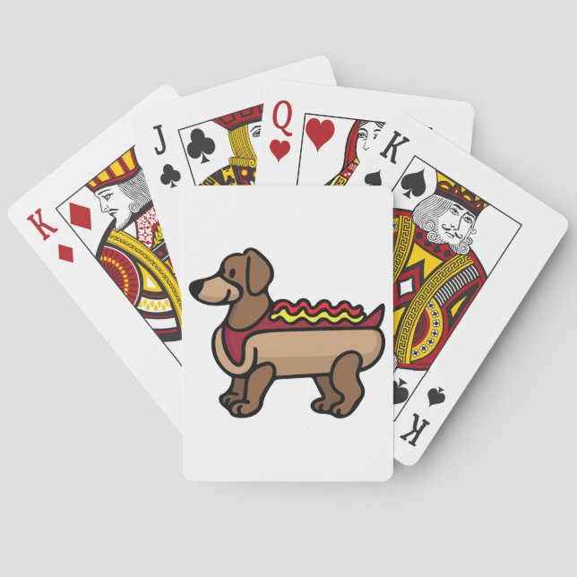Hot Dog Playing Cards (Back)