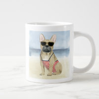 Hot Dog | Puppy In Sunglasses At The Beach