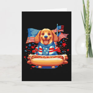 Hot Dog Sausages Frank Day Merican Sarcastic Food  Card
