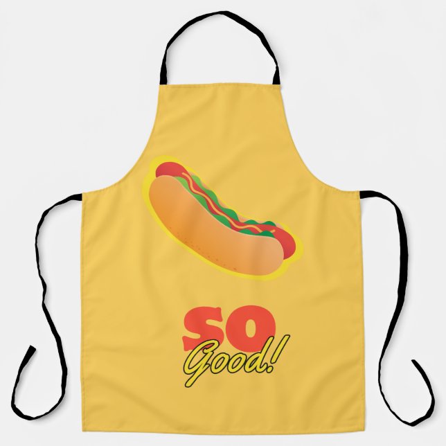 Hot Dog So Good! Apron (Front)