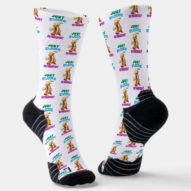 Hot dog socks (Angled)