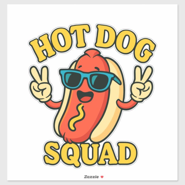 Hot Dog Squad Hot Dog Stand Team Hotdog Crew (Sheet)