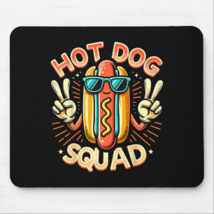 Hot Dog Squad Hot Dog Stand Team Hotdog Crew For M Mouse Pad