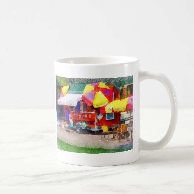 Hot Dog Stand in Mall Coffee Mug (Right)