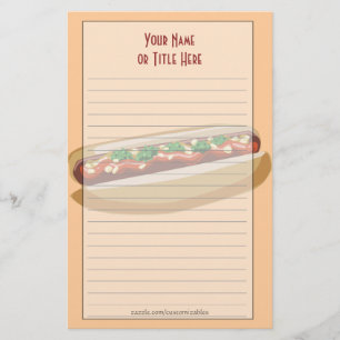Hot Dog Stationery