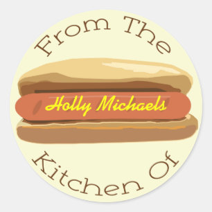 Hot Dog Sticker - From The Kitchen Of...