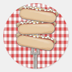 Hot Dog Stickers