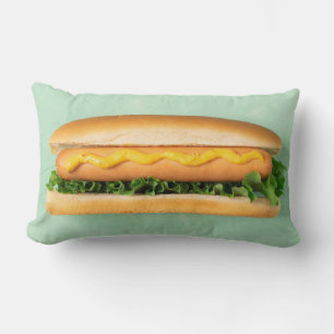 Hot Dog throw pillows