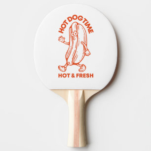 Hot Dog Time Ping Pong Paddle