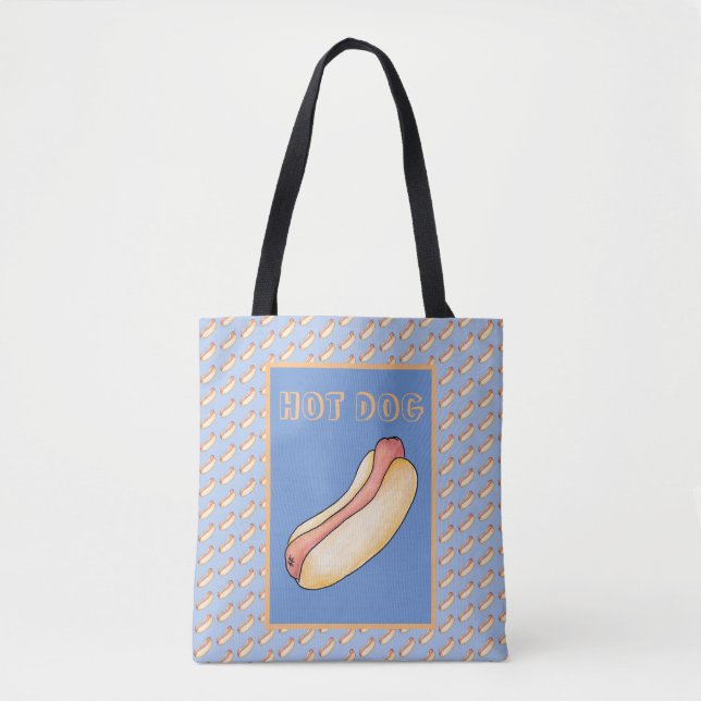 Hot dog tote bag (Front)