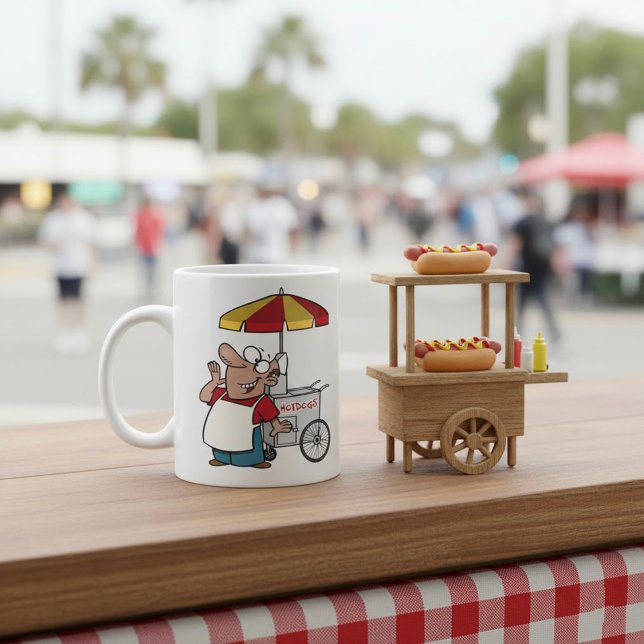 Hot Dog Vendor Coffee Mug (Creator Uploaded)