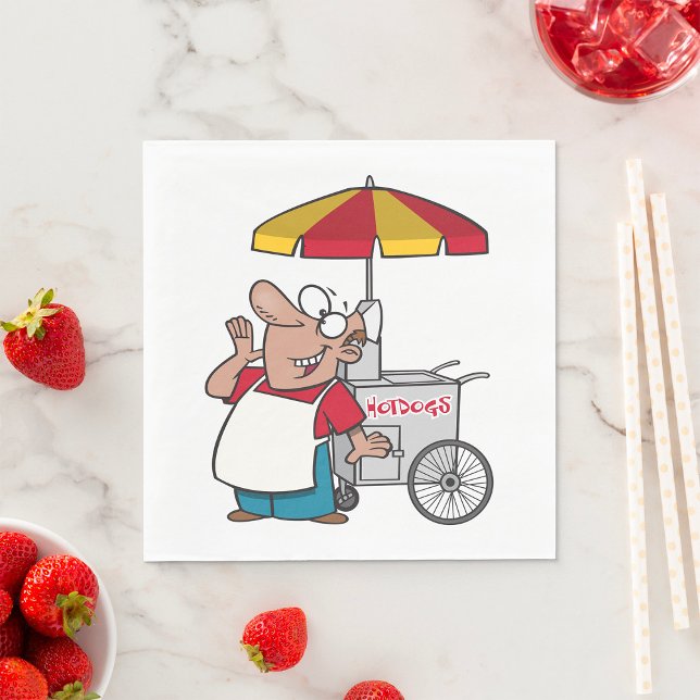 Hot Dog Vendor Napkin (Creator Uploaded)